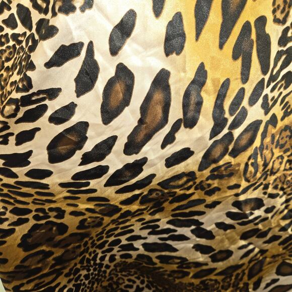 Vintage Rabbit Rabbit Rabbit Designs Women 12 Dress Animal Print Leopard Cheetah - Picture 5 of 14